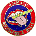 Rocksuckers motorcycle rally badge from Jean-Francois Helias