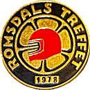 Romsdals motorcycle rally badge from Jean-Francois Helias