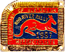 Roo River motorcycle rally badge from Jean-Francois Helias
