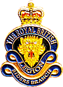 Royal British Legion Riders Branch motorcycle club badge from Jean-Francois Helias