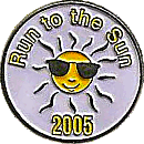 Run To The Sun motorcycle run badge from Steve Easthope