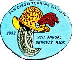 Sandiego motorcycle run badge from Jean-Francois Helias
