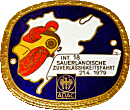 Sauerländische Zuverlässigkeitsfahrt motorcycle rally badge from Jean-Francois Helias