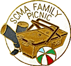 SCMA Family Picnic motorcycle run badge from Jean-Francois Helias