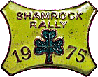 Shamrock motorcycle rally badge from Jean-Francois Helias