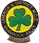 Shamrock motorcycle rally badge from Jean-Francois Helias