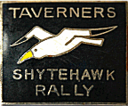 Shytehawk motorcycle rally badge