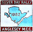 Silver Bay motorcycle rally badge from Wiz