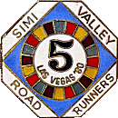 Simi Valley Roadrunners Las Vegas Tour motorcycle rally badge from Jean-Francois Helias