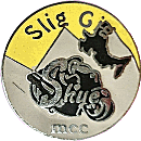 Slig Gig motorcycle rally badge from Jean-Francois Helias