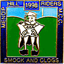 Smock & Clogs motorcycle rally badge from Jean-Francois Helias