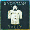 Snowman  motorcycle rally badge from Ben Crossley
