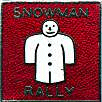 Snowman  motorcycle rally badge from Dave Honneyman