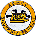Snuff Divers motorcycle rally badge