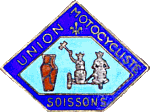Soissons motorcycle rally badge from Jean-Francois Helias