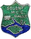 Solent motorcycle rally badge from Ted Trett