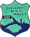 Solent motorcycle rally badge from Dave Ranger