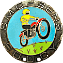Soucy motorcycle rally badge from Jean-Francois Helias