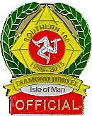 Southern 100 motorcycle race badge from Jean-Francois Helias