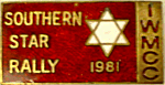 Southern Star motorcycle rally badge
