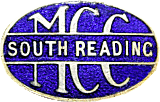 South Reading MCC motorcycle club badge from Jean-Francois Helias