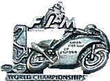 Spain GP motorcycle race badge from Jean-Francois Helias