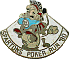 Spartons motorcycle run badge from Jean-Francois Helias