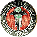 Spawned To Be Wild motorcycle rally badge from Jean-Francois Helias