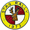 Stag motorcycle rally badge from Ben Crossley