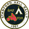 Stanford motorcycle rally badge from Ben Crossley