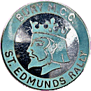 St Edmunds motorcycle rally badge from Jean-Francois Helias