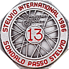 Stelvio motorcycle rally badge from Jean-Francois Helias