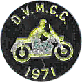 Dalesman motorcycle rally badge from Johnny Croxson
