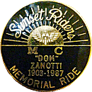 Sunset Riders motorcycle run badge from Jean-Francois Helias