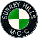 Surrey Hills MCC motorcycle club badge from Jean-Francois Helias