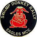 Swamp Donkey motorcycle rally badge from Jean-Francois Helias