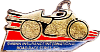 Swann International motorcycle race badge from Jean-Francois Helias