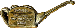 Swansea Museum Motorcycle Show motorcycle show badge from Jean-Francois Helias