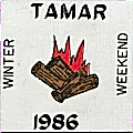 Tamar Winter Weekend motorcycle rally badge from Jean-Francois Helias