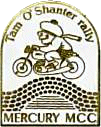 Tam O Shanter motorcycle rally badge from Ted Trett