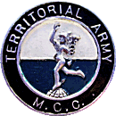 Territorial Army MCC motorcycle club badge from Jean-Francois Helias