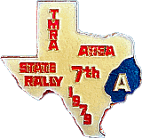 Texas MRA State motorcycle rally badge from Jean-Francois Helias