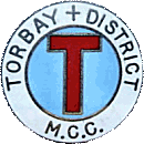 Torbay & DMCC motorcycle club badge from Jean-Francois Helias