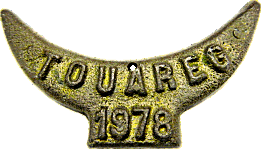 Touareg motorcycle rally badge from Jean-Francois Helias
