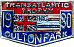Transatlantic Trophy motorcycle race badge from Jean-Francois Helias