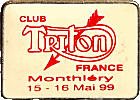 Triton OC France motorcycle rally badge from Philippe Micheau