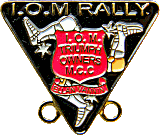 Triumph IOM motorcycle rally badge from Jean-Francois Helias