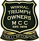 Triumph Owners MCC Wirral motorcycle club badge from Jean-Francois Helias