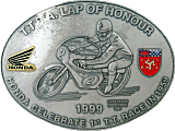 TT R.A Lap of Honour motorcycle race badge from Jean-Francois Helias
