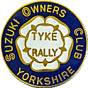 Tyke motorcycle rally badge from Jean-Francois Helias